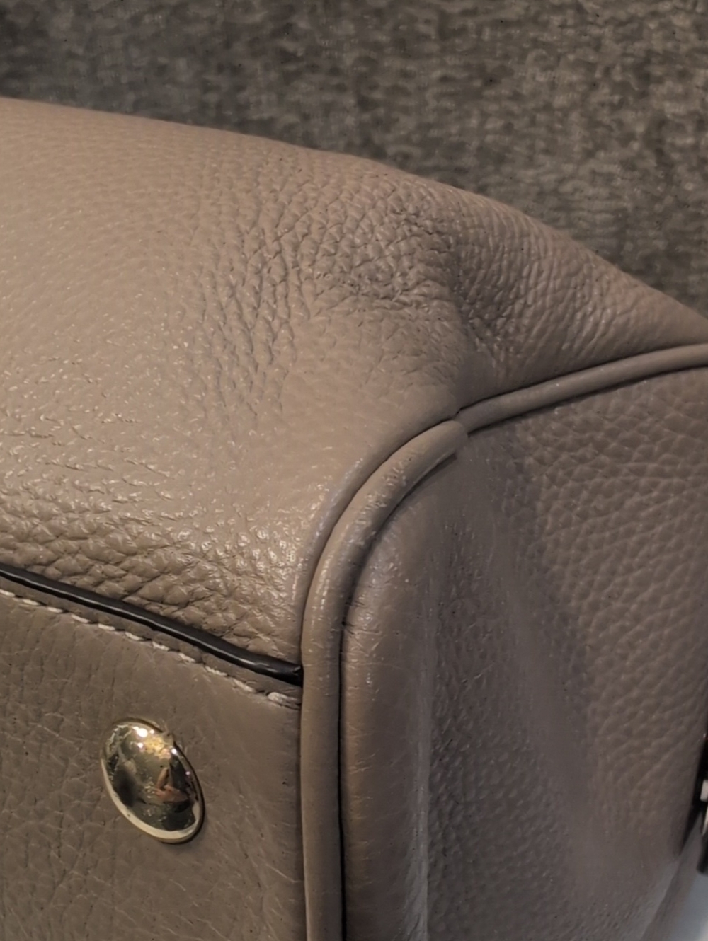 Coach Bennet Pebbled Leather Satchel - Picture 7 of 16
